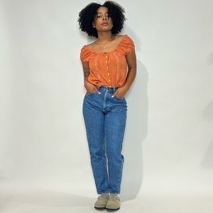 Vintage Gingham Blouse